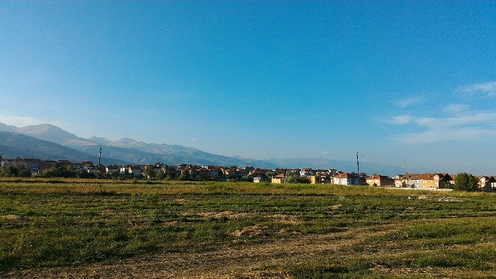 Gornja Banjitsa se Šarskými horami v pozadí